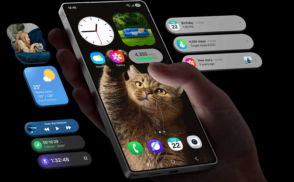 Uso de One UI 8 en un Samsung Galaxy