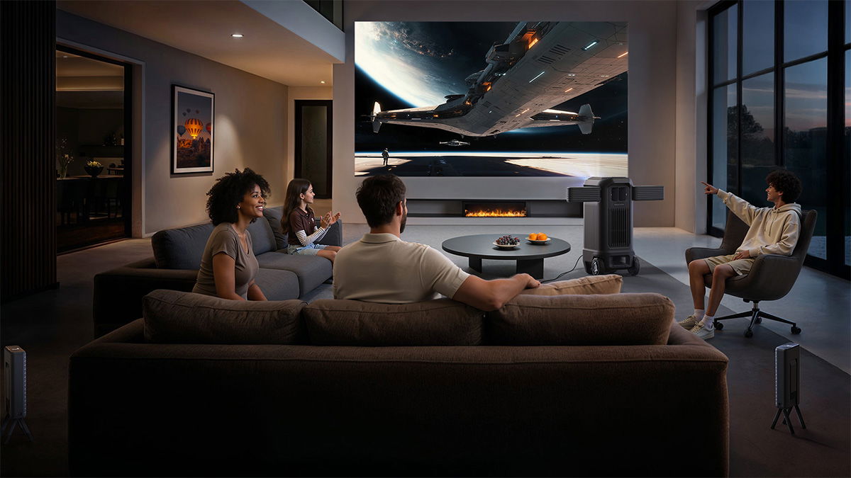 Anker ha metido el proyector Nebula X1 en un altavoz para fiestas y ha creado un cine portátil todo en uno