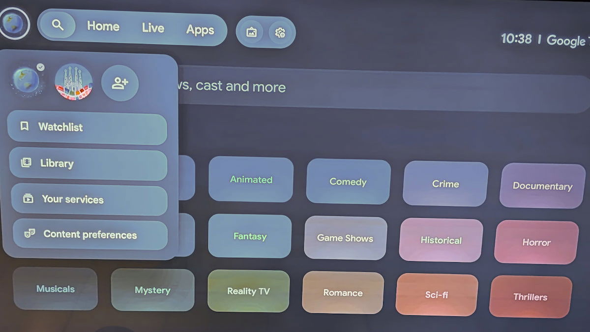 Google TV prepara un rediseño de su interfaz y ya se está empezando a dejar ver