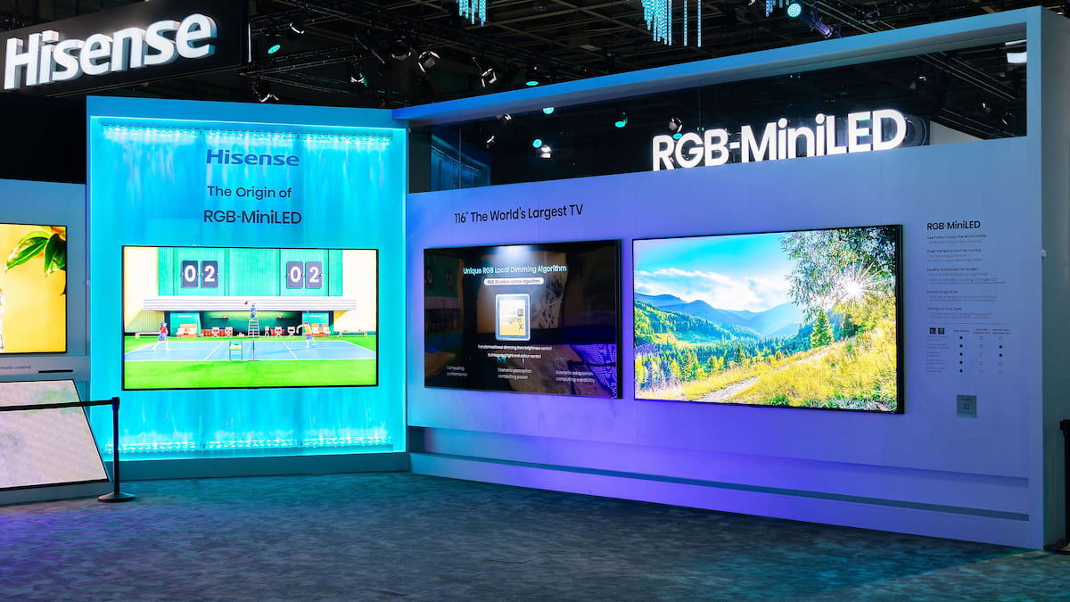 Hisense nos deja con la boca abierta en el IFA: MiniLED de 116 pulgadas, MicroLED de 10.000 nits y dos proyectores Dolby Vision llegan por fin a Europa