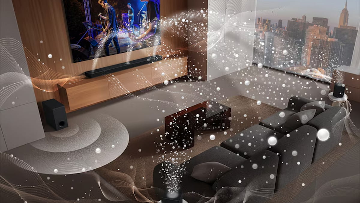 LG S95TR, un completo sistema de sonido Dolby Atmos con altavoces traseros, por poco más de 500 euros