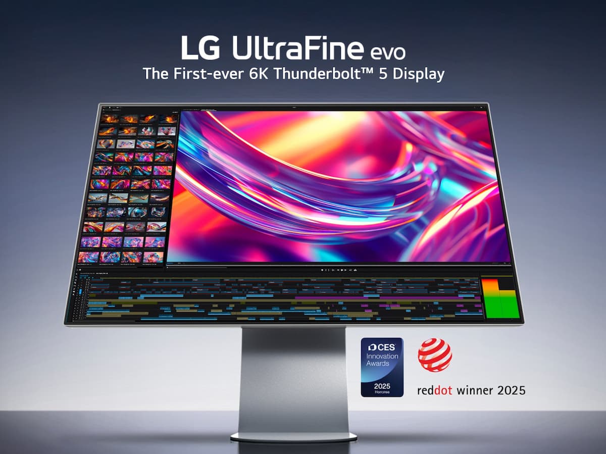 LG lanza su primer monitor 6K con Thunderbolt 5: ya sabemos precio y fecha