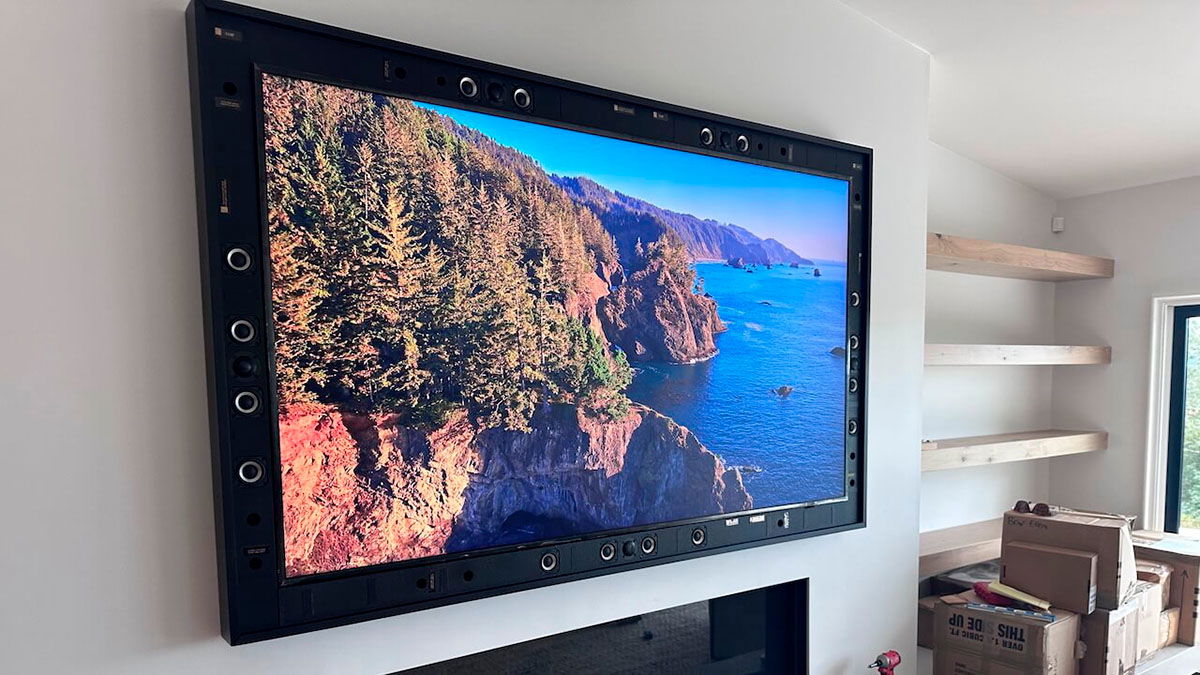 NextLevel Acoustics Audio Art convierte el marco que rodea el televisor en un sistema de sonido envolvente