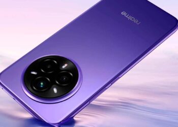 Trasera del teléfono realme 14 Pro Plus