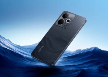 realme 14T 5G con fondo