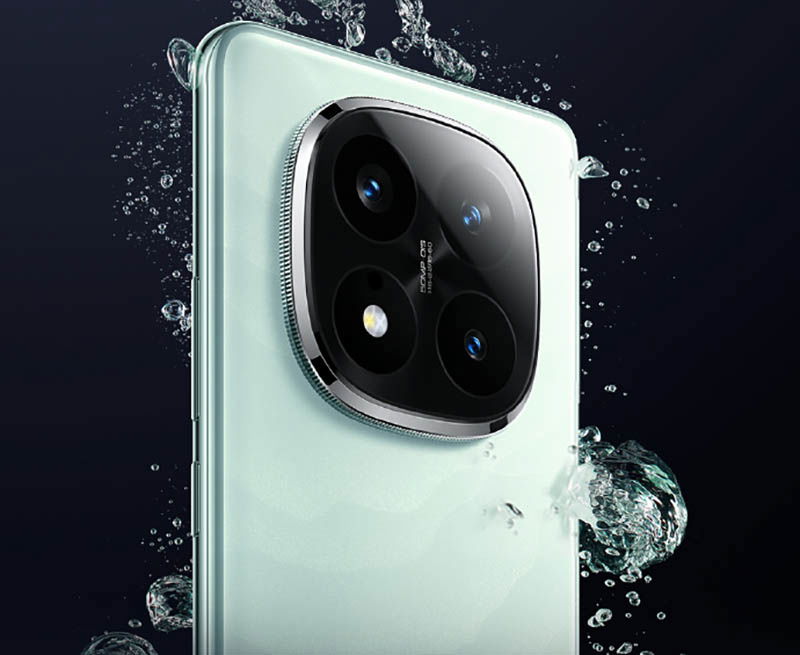 Redmi Note 14 Pro con agua