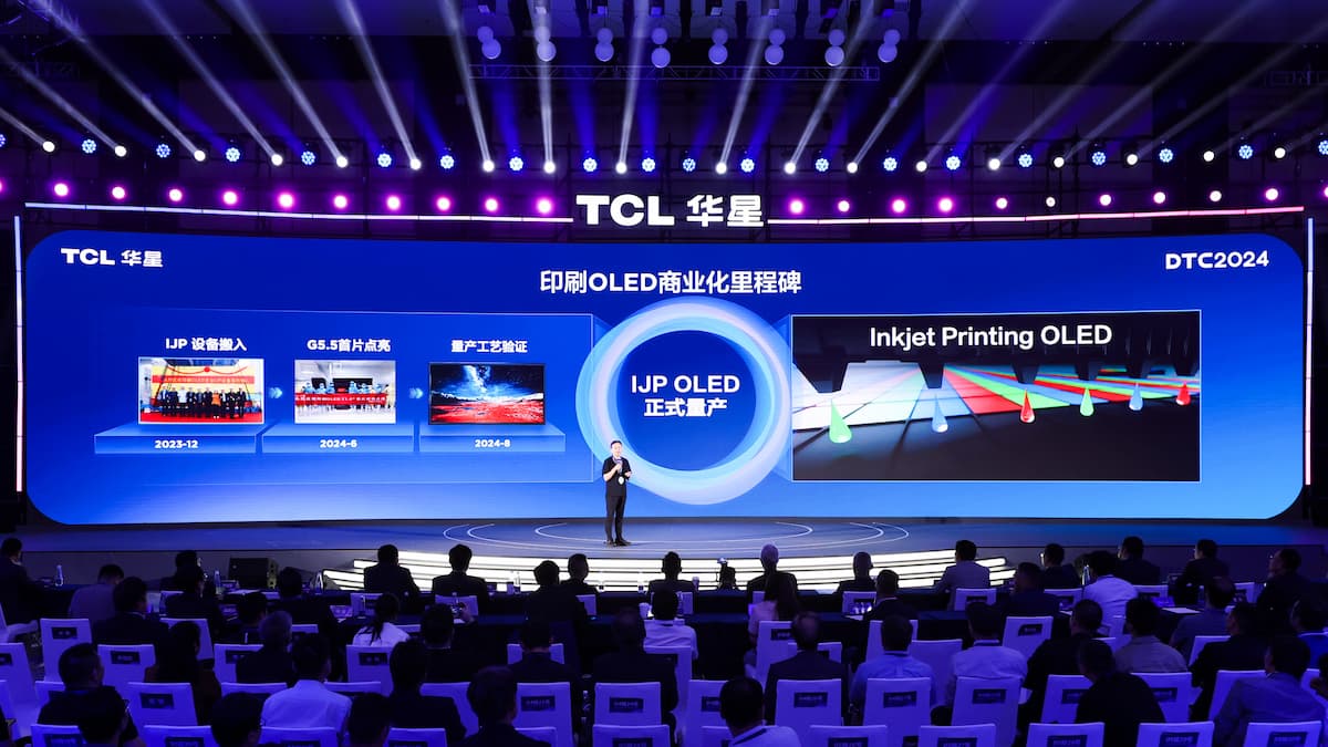 CSOT se lanza a por los OLED gigantes con los paneles de impresión por tinta
