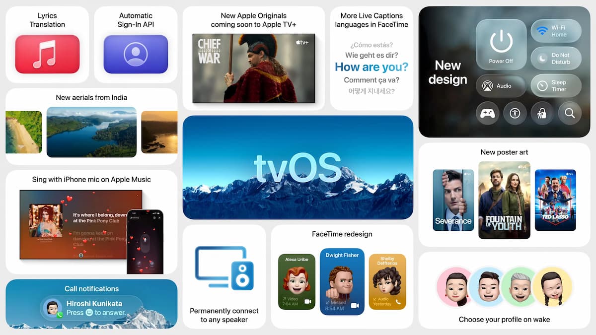 tvOS 26 ya está aquí: la nueva interfaz Liquid Glass, karaoke y más… pero sin passthrough
