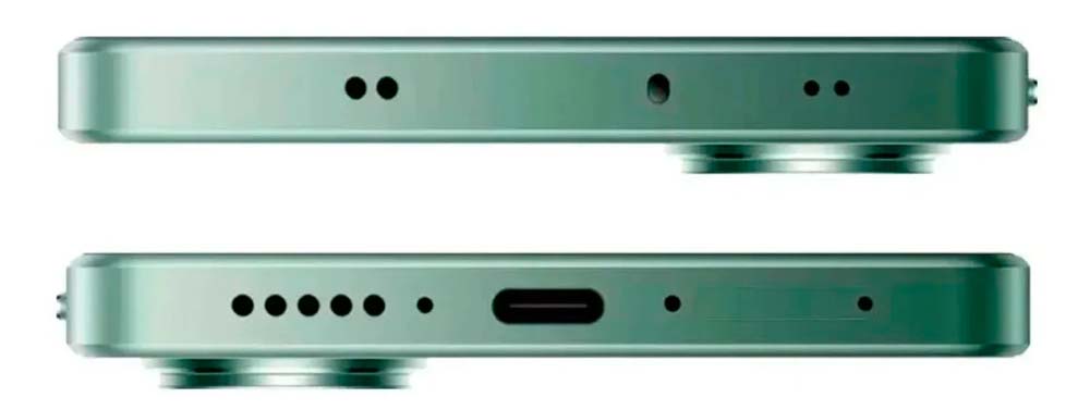 Puerto USB del POCO X7 Pro de color verde