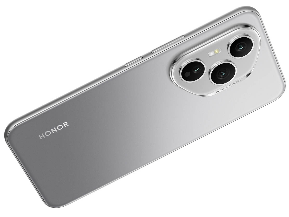 Honor 400 Pro 5G de color plata