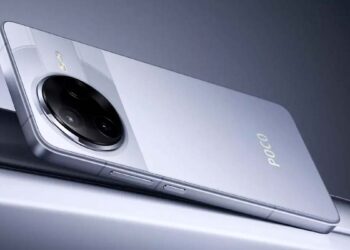 Teléfono POCO F7 Pro con fondo