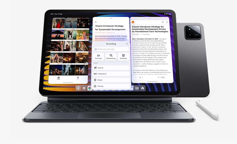 Uso del Xiaomi Pad 7