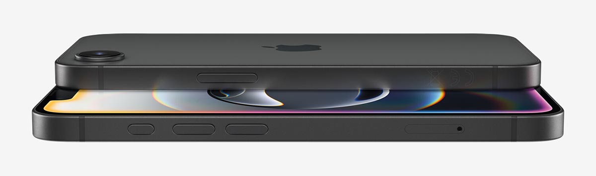Lateral del iPhone 16e