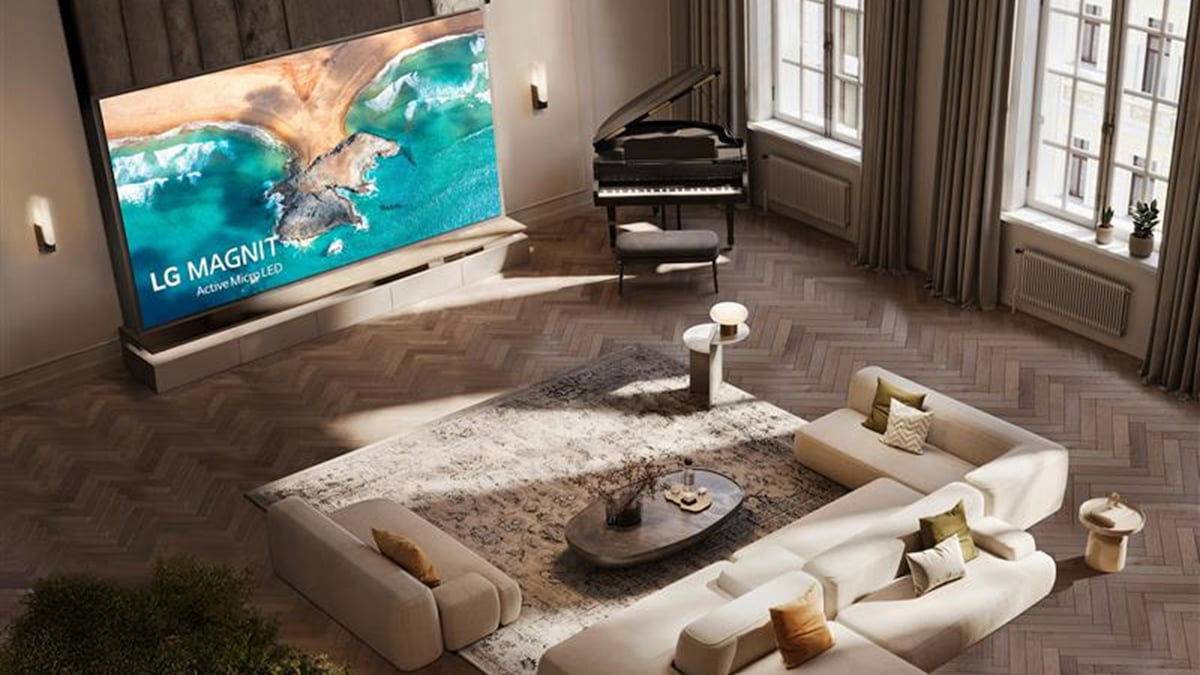 LG MAGNIT Active Micro LED: un televisor MicroLED de 136 pulgadas que parece sacado de una película