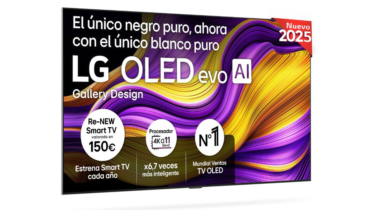 LG OLED G5 de 65 pulgadas por 1529 euros, el mejor televisor de 2025 con un chollazo para cazar sin pensar
