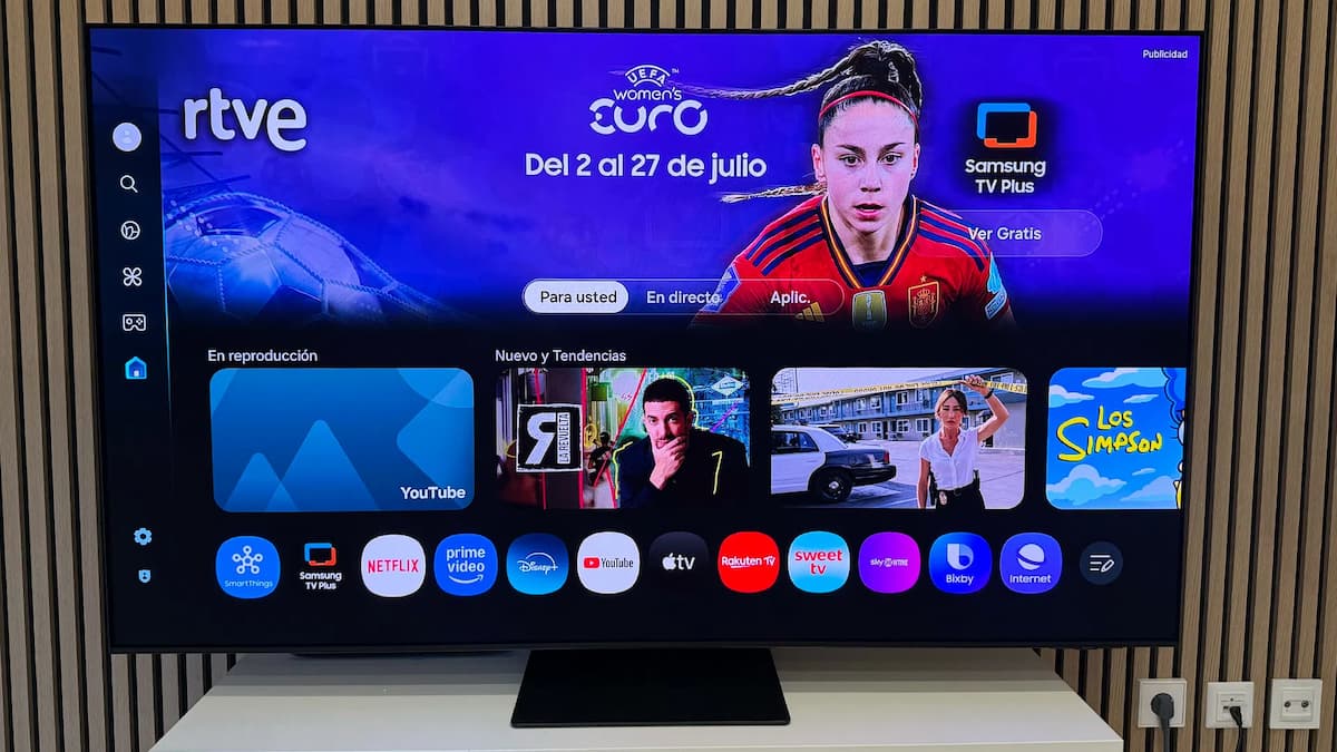Samsung S95F QD-OLED de 65 pulgadas, uno de los televisores más bestias de 2025, a precio de escándalo
