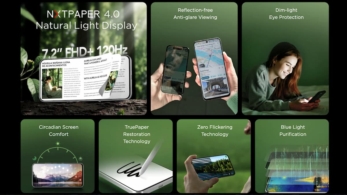 ¿Qué es la tecnología NXTPAPER y cómo afecta a nuestro bienestar ante las pantallas?