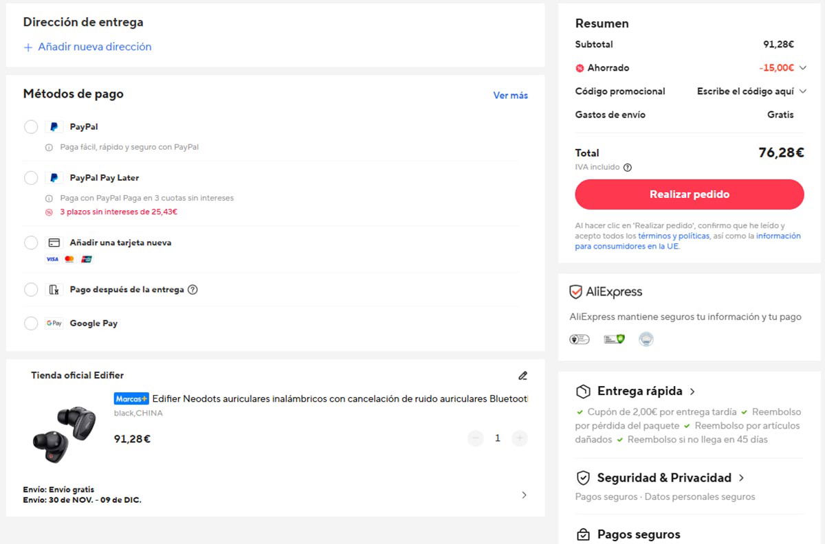 Oferta por los Edifier Neodots en AliExpress