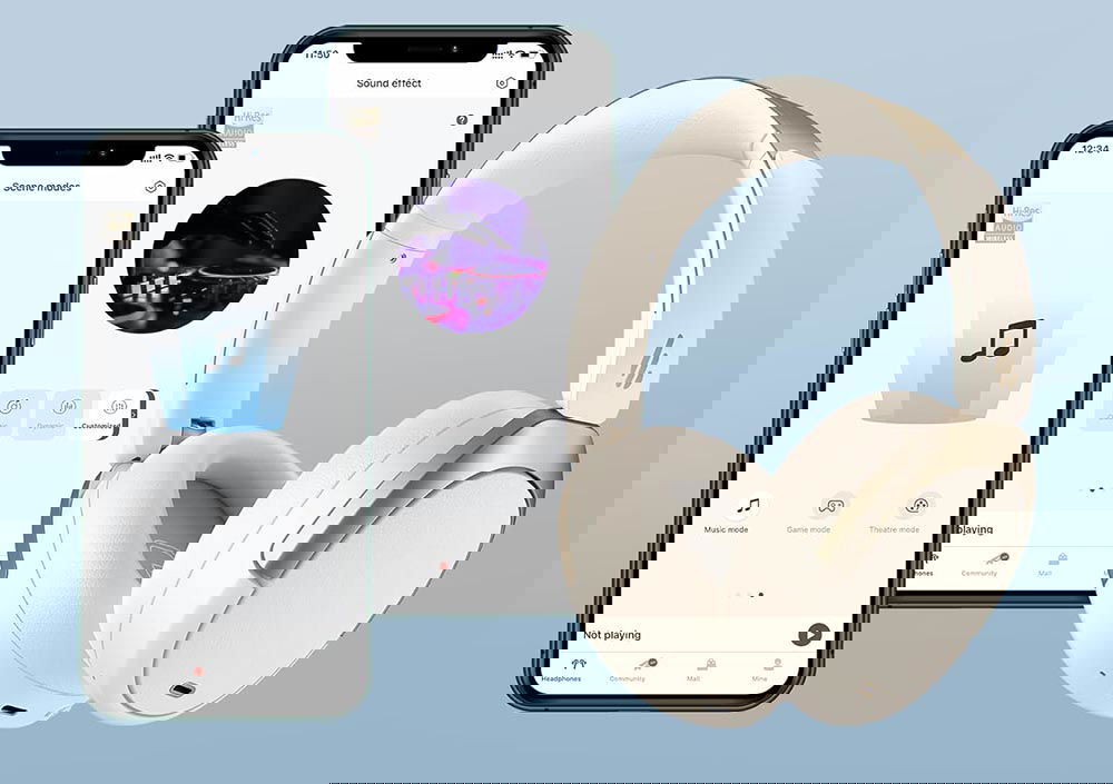 Auriculares Edifier WH950NB con su aplicación de control