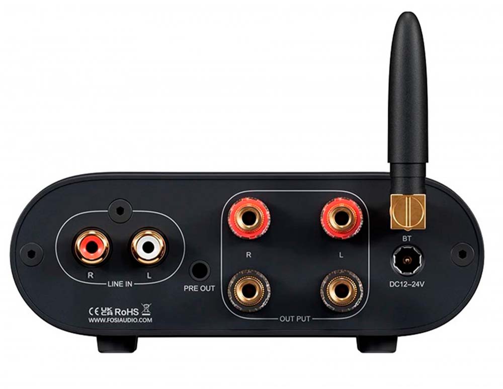 Conexiones del amplificador Fosi Audio MC101