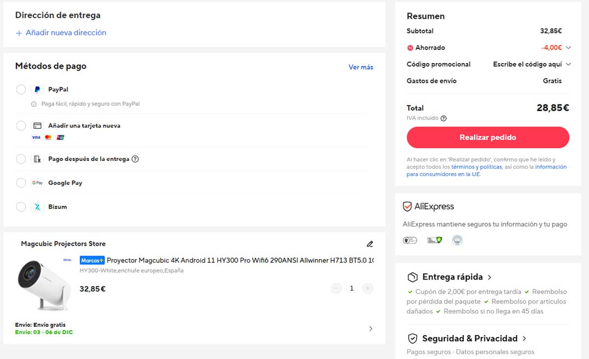 Oferta por el Magcubic HY300 Pro