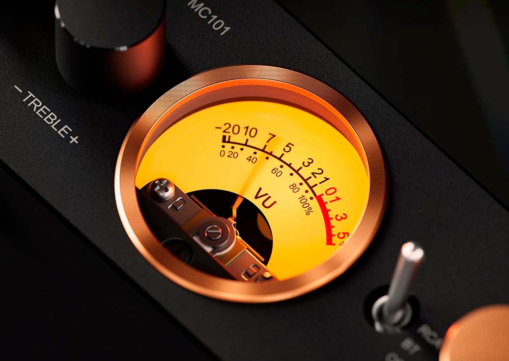 Medidor VU del Fosi Audio MC101