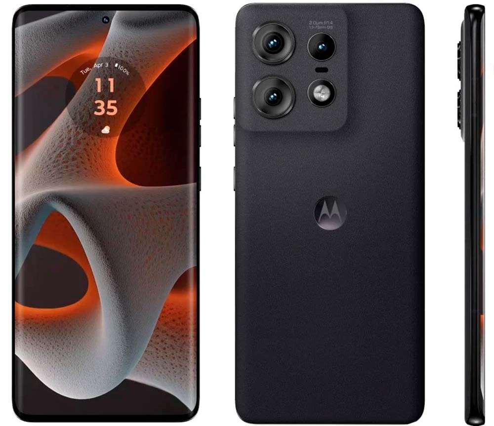 Motorola Edge 50 Pro de color negro