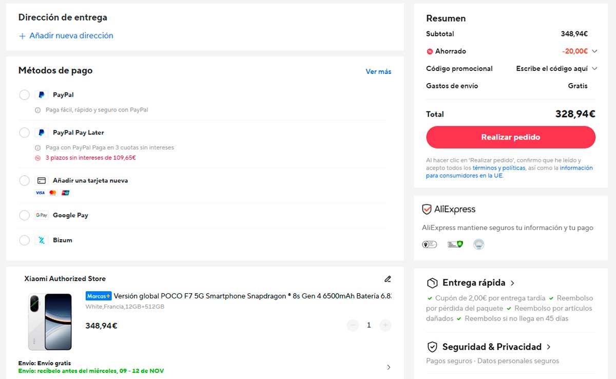 Ofertas por el POCO F7