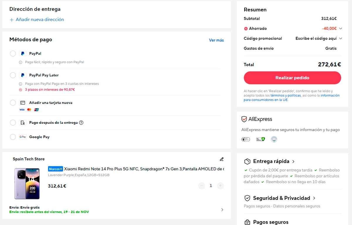 Oferta por el Redmi Note 14 Pro Plus 5G