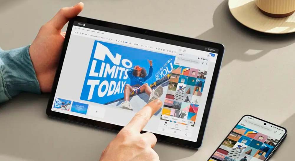 Pantalla del OnePlus Pad Lite