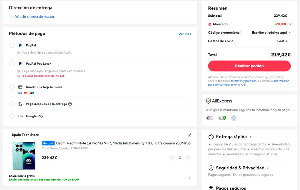 Oerta por el Redmi Note 14 Pro 5G