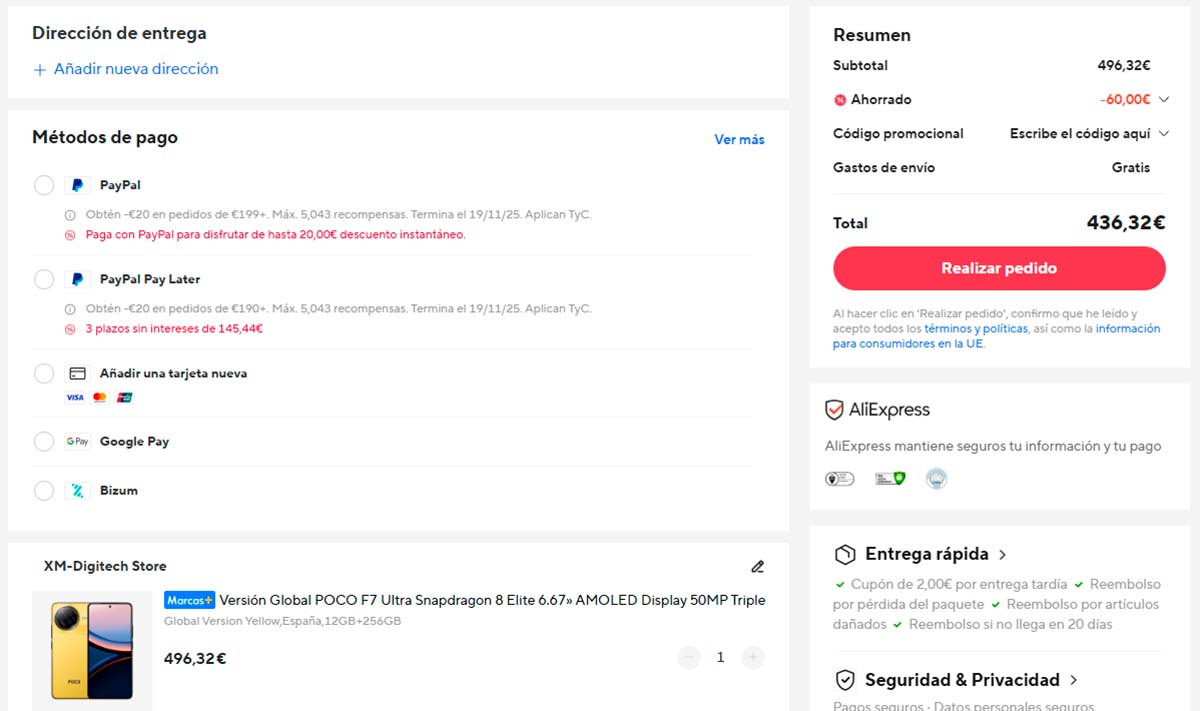 Ofertas por el POCO F7 Ultra