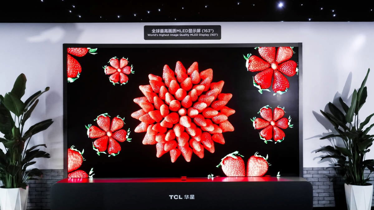 OLED impreso, MicroLED brutales y un portátil OLED a 240 Hz: las locuras de TCL en el DTC2025