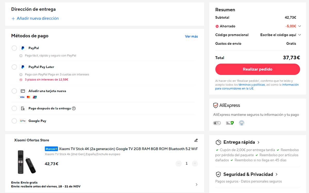 Oferta por el Xiaomi Mi TV Stick 4K 2a Generación