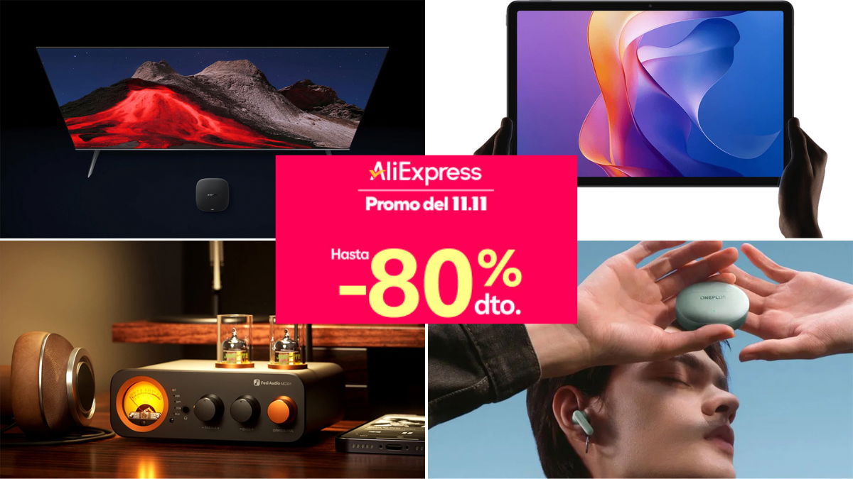 AliExpress lanza su 11 del 11 con hasta el 80% de descuento: atentos a Xiaomi TV Box, OnePlus Buds 4, Redmi Pad 2 y otros chollos