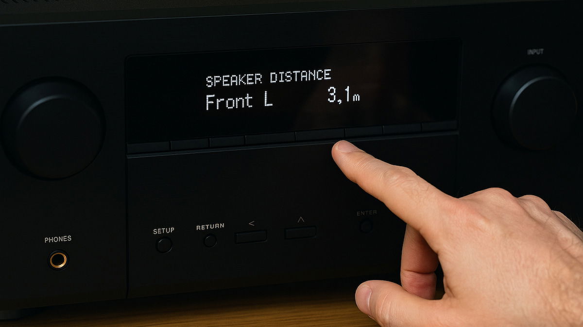 Ajustar las distancias en tu receptor AV: el truco gratis que transforma tu cine en casa