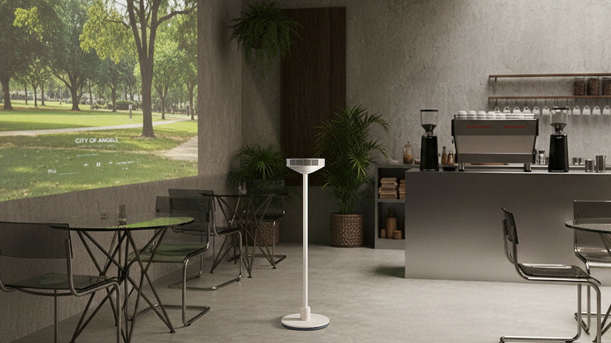 LG Mood Mate PF600U: el proyector 3 en 1 que también es lámpara y altavoz Bluetooth