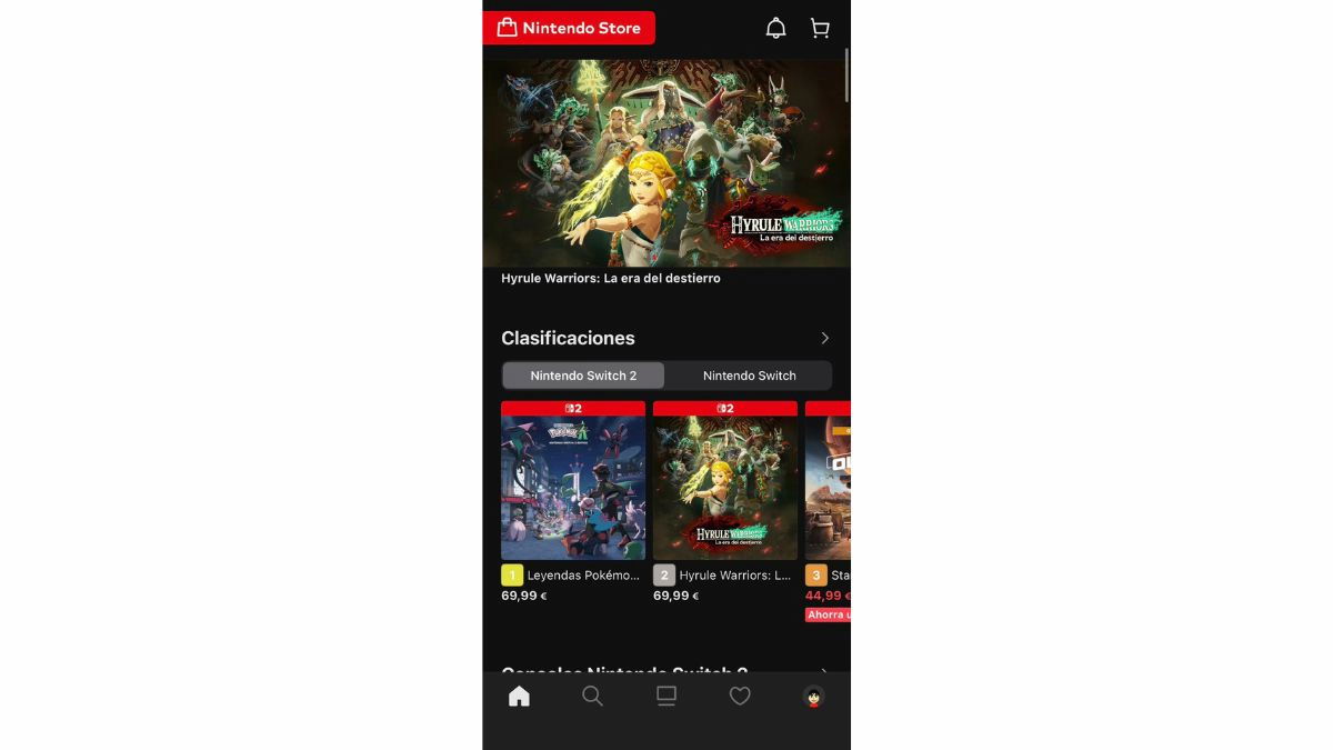 Nintendo da la sorpresa: la app de su tienda ya está disponible para Android e iOS