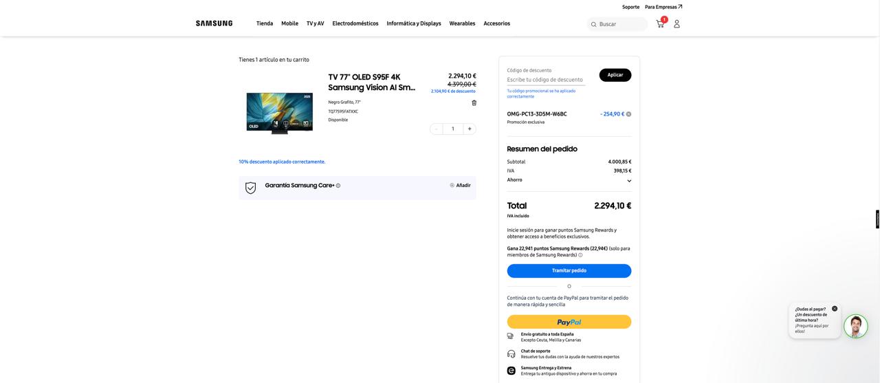 La Samsung S95F OLED de ofertón a precio mínimo histórico en todas las pulgadas: arranca el Black Friday