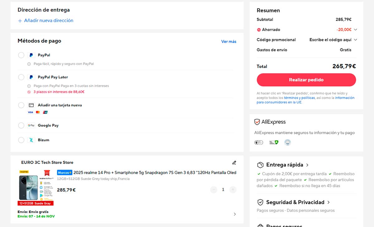 Oferta por el realme 14 Pro Plus