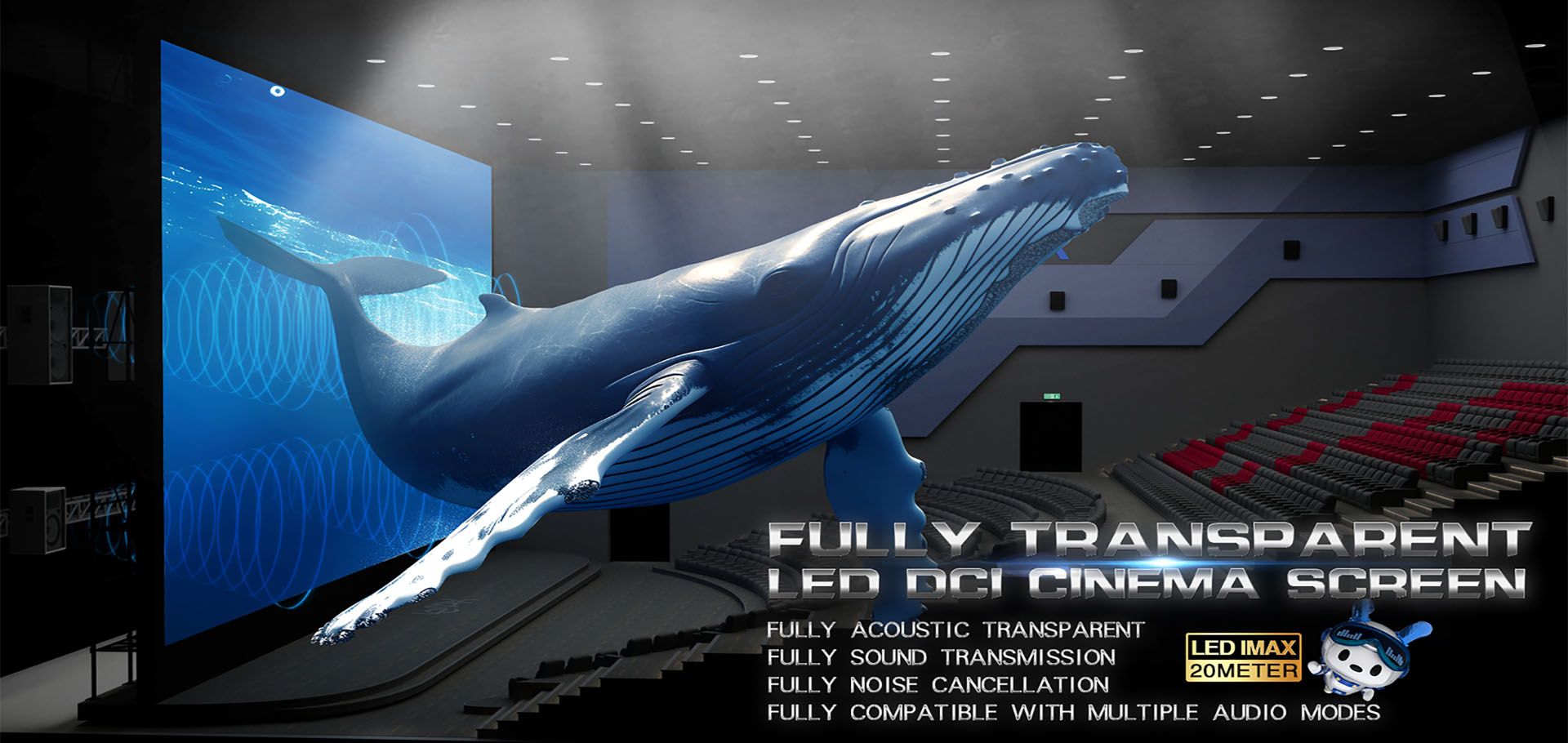 Enormes, brillantes y acústicamente transparentes: las nuevas MicroLED chinas dominan las salas de cine