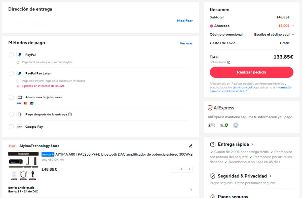 Oferta por el AIYIMA A80