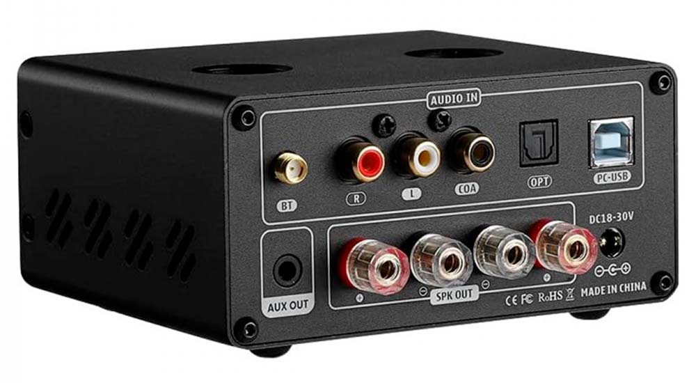 Conexiones del amplificador AIYIMA T9 PRO