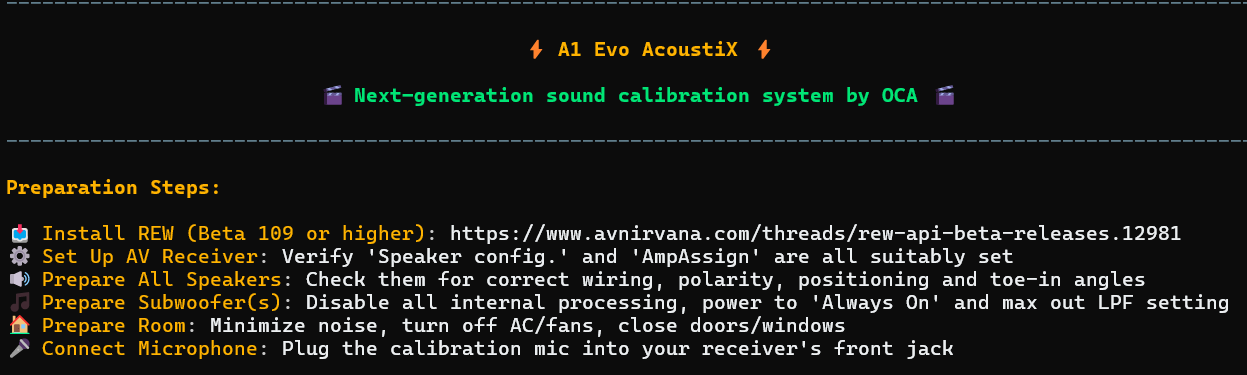 Audyssey- Evo-AcoustiX