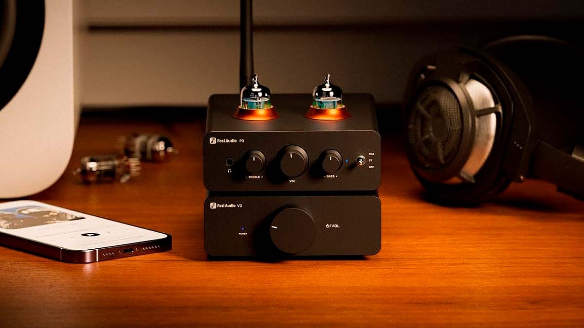 El amplificador Fosi Audio P3 con sus válvulas y buen sonido, rebajado a 72 euros