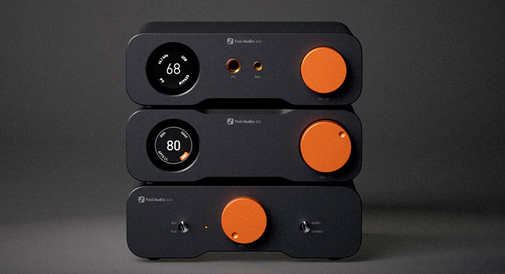 Varios aplificadores Fosi Audio ZH3 en uso