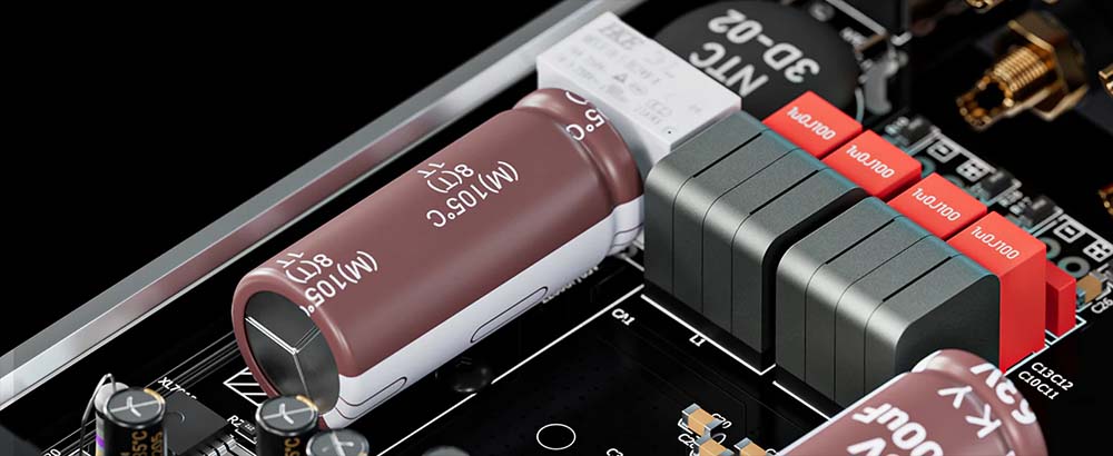 Interior del Fosi Audio V3