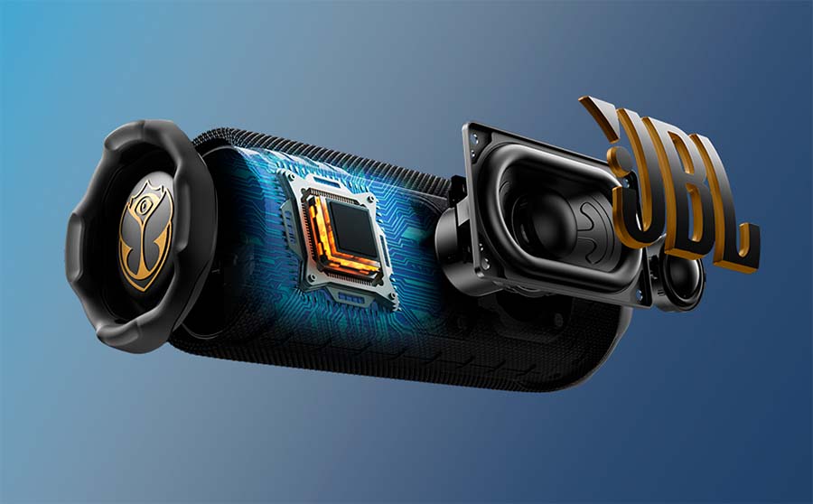 Interior del JBL Flip 7