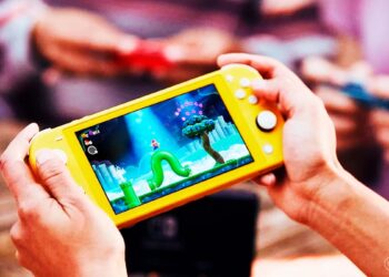 Uso de,la Nintendo Switch Lite