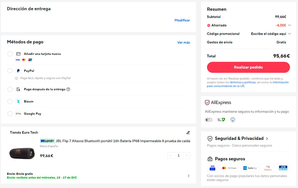 Ofertas por el altavoz JBL Flip 7